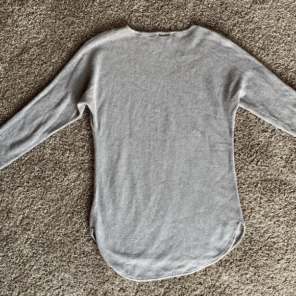 Michael Michael Kors Gray Waffle 3/4 Sleeve Thermal Style Shirt, Women’s S - Picture 10 of 14